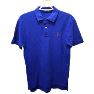 Polo Ralph Lauren Blue XS Mesh Polo Shirt